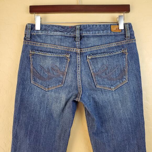 Express X2 Cuffed Denim Capri Jeans - Picture 6 of 9